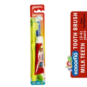 Kodomo Baby Toothbrush With Toothpaste – 3-6 Years