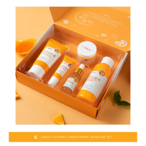 Laikou Vitamin C Skin Care Brightening Set – 5pcs