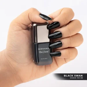 Nirvana Color Nail Enamel 8ml – Black Swan 38
