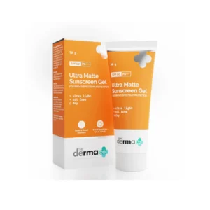 The Derma Co Ultra Matte Sunscreen Gel SPF 60 Pa+++ 50g