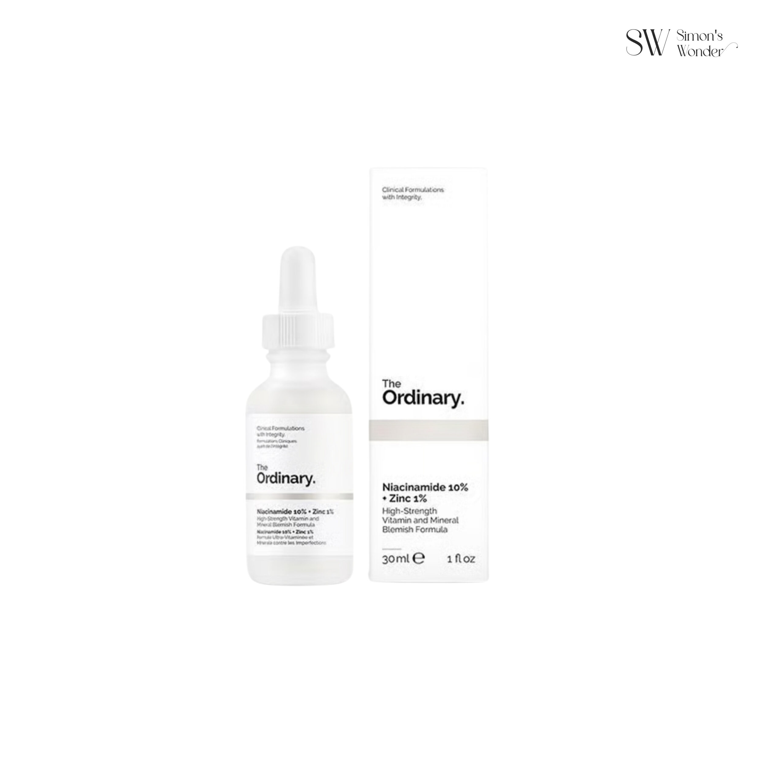 76 The Ordinary Niacinamide Serum 10%+Zinc1% – 30ml - Image 1