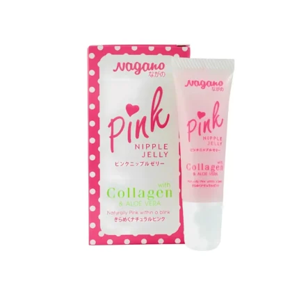 Nagano Pink Nipple Jelly with Collagen & Aloe Vera – 10ml