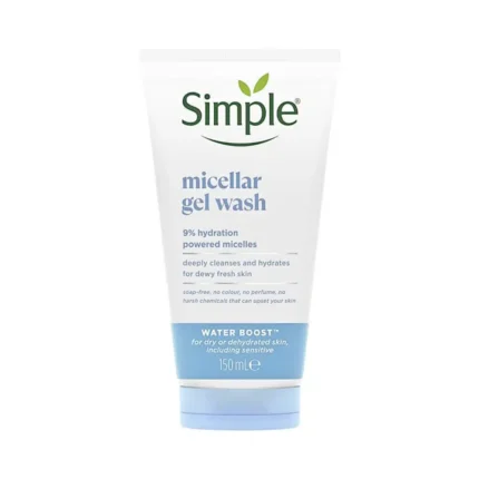Simple Water Boost Micellar Facial Gel Wash – 150ml