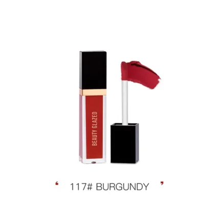 Beauty Glazed Matte Liquid Lipstick Burgundy 117