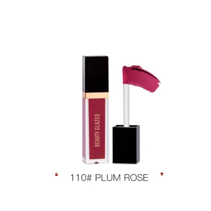 Beauty Glazed Matte Liquide Lipstick Plum Rose 110