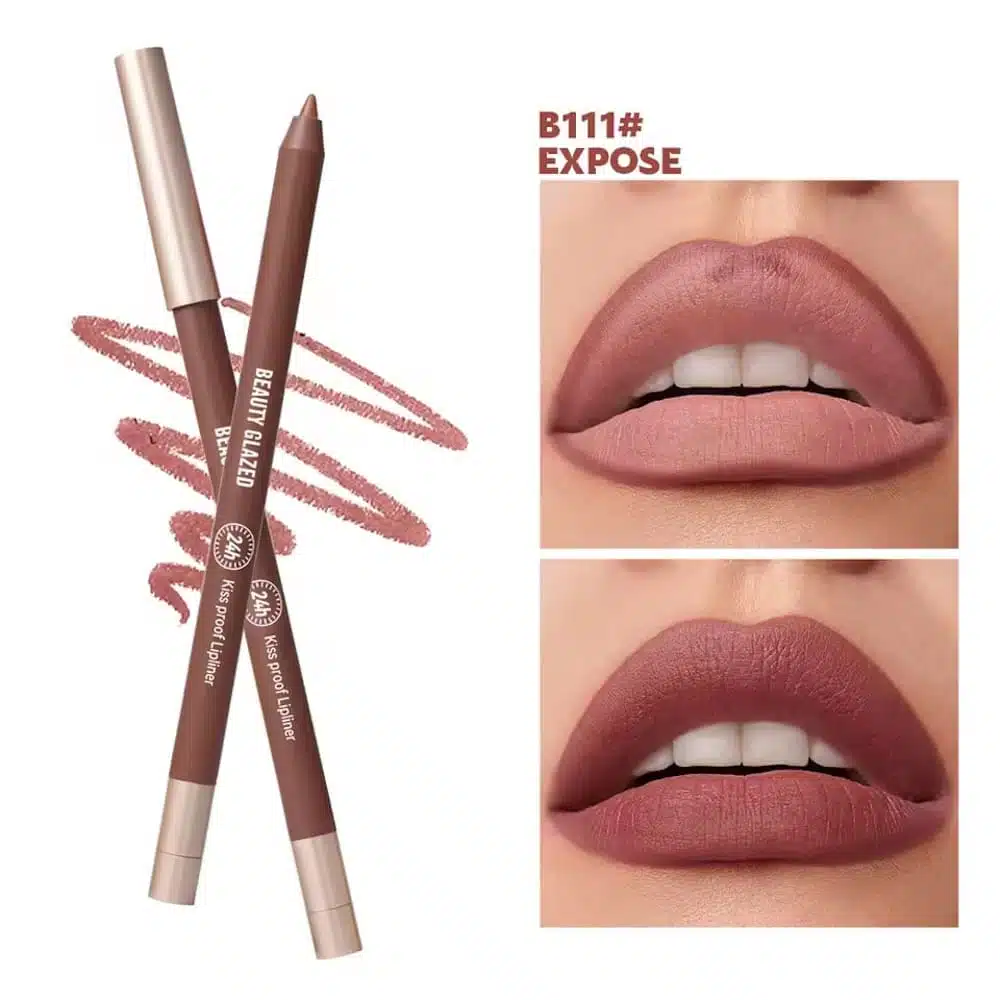Beauty Glazed Waterproof & Long Lasting Lip Liner Pencil-B111 expose Beauty Glazed Waterproof & Long Lasting Lip Liner Pencil-B111 expose
