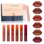 Beauty Glazed Matte Liquid Lipstick Mini Outfit – 8pcs Set - Image 2