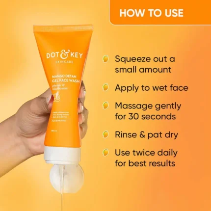 Dot & Key Mango Detan Gel Face Wash 100ml