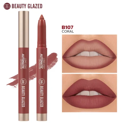 Beauty Glazed Long Stay Lip Crayon – Coral B107