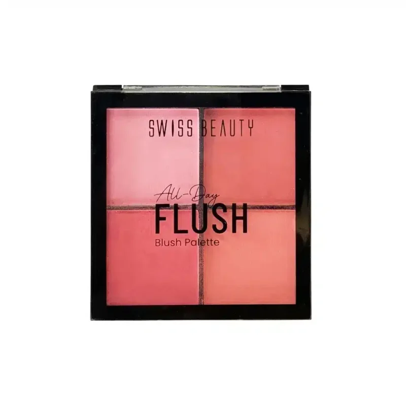 Swiss Beauty All Day Blush Palette 4 Color