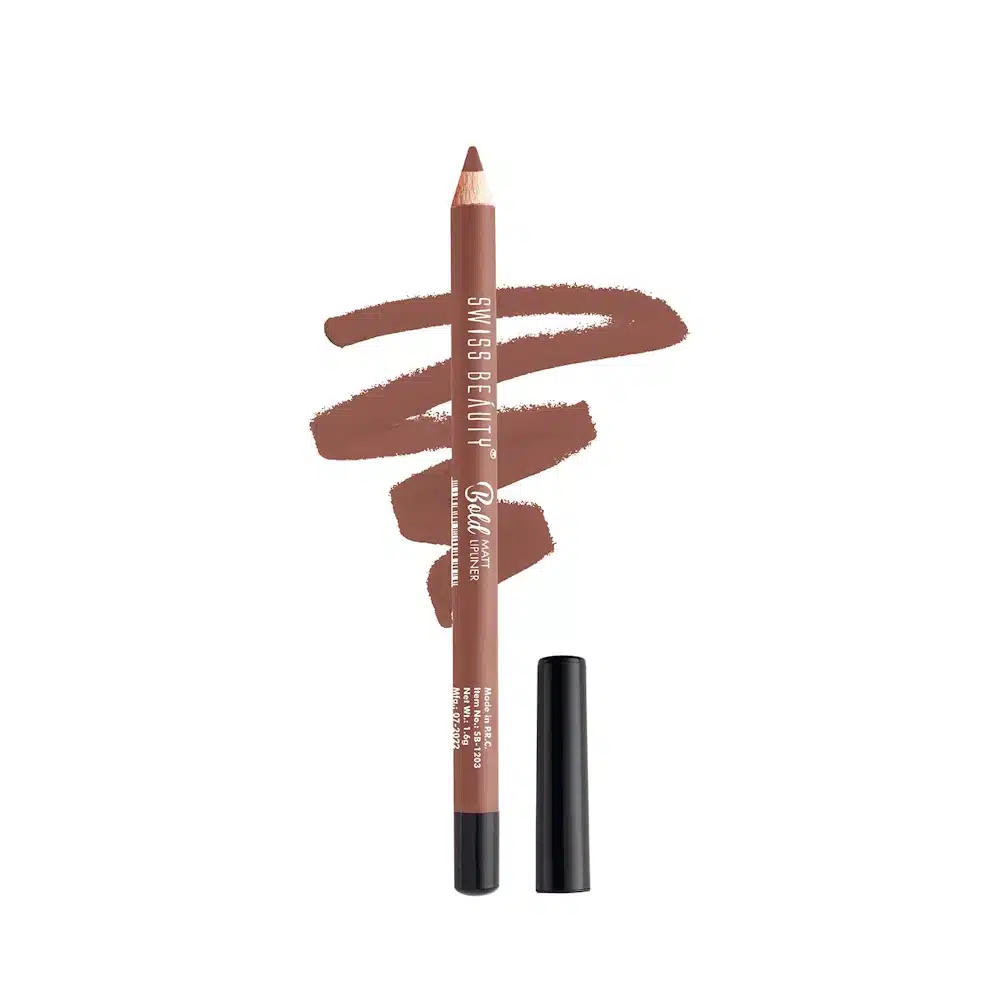 Swiss Beauty Bold Matt Lip Liner Choco Nude 03 Swiss Beauty Bold Matt Lip Liner Choco Nude 03