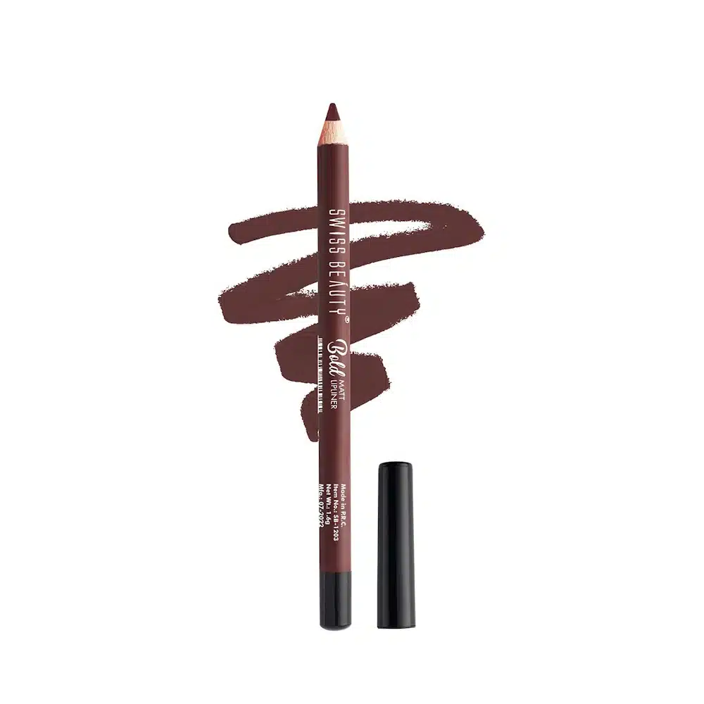 Swiss Beauty Bold Matt Lipliner Dark Chocolate 12 Swiss Beauty Bold Matt Lipliner Dark Chocolate 12