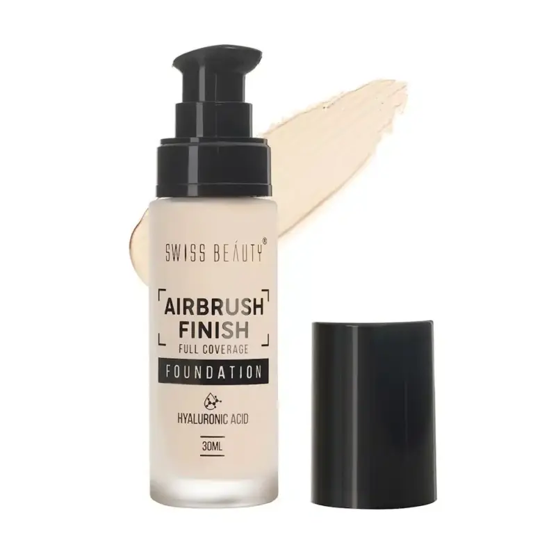 Swiss Beauty Full Coverage Foundation – Shell White