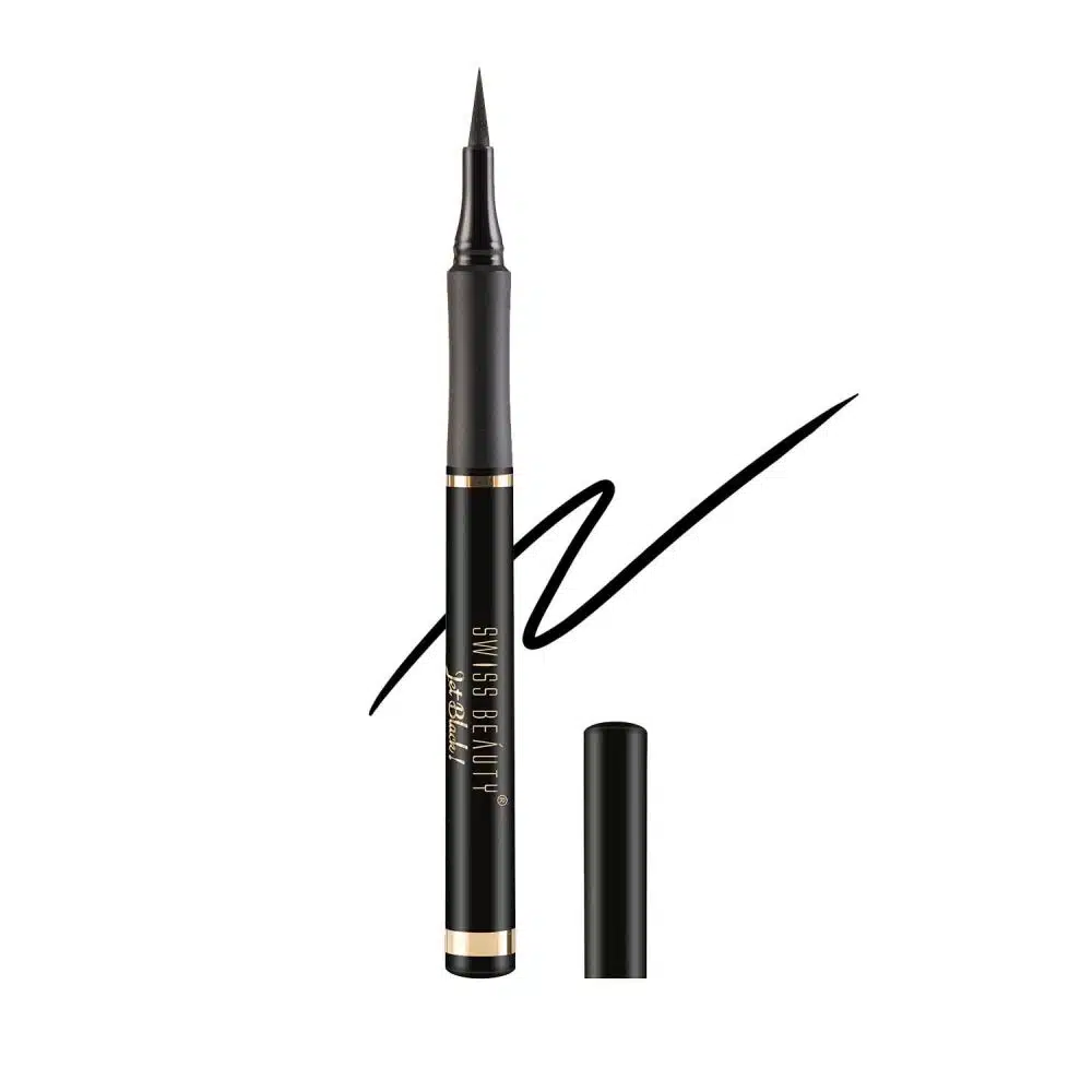 Swiss Beauty Jet Black Bold Felt Tip Eyeliner Swiss Beauty Jet Black Bold Felt Tip Eyeliner