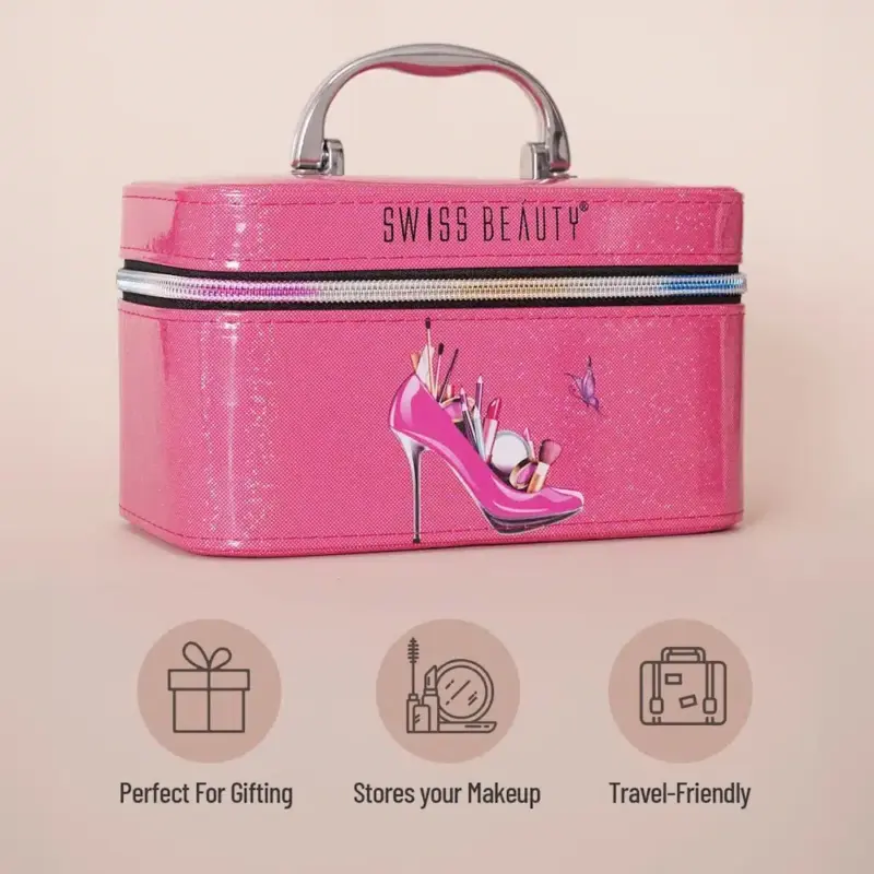 Swiss Beauty Makeup Vanity Box Large Size [Mixed Color]