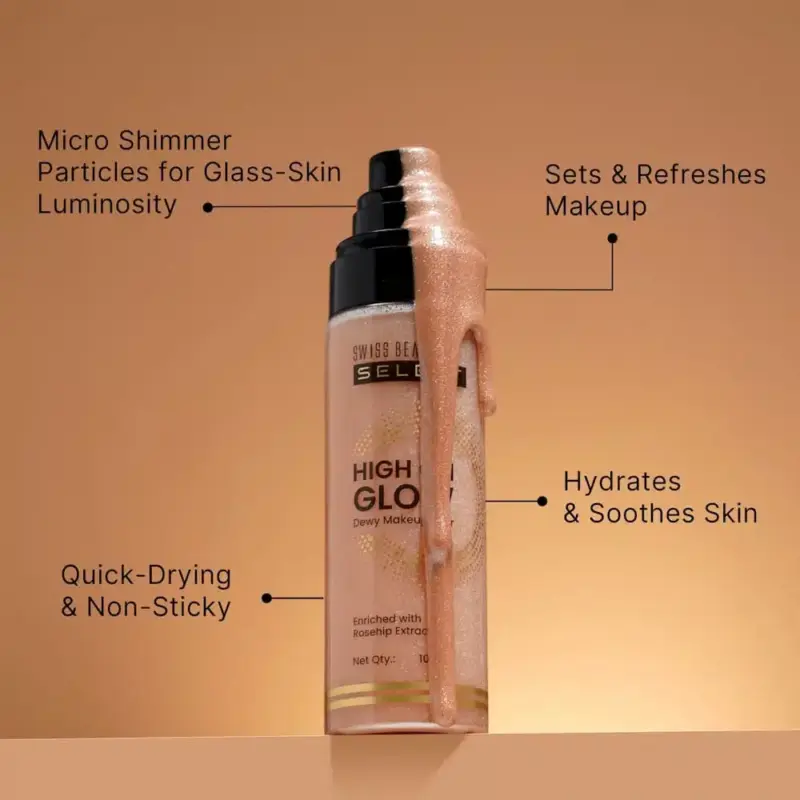 Swiss Beauty Select High on Glow Makeup Fixer 100ml