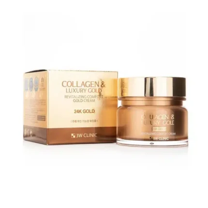 3W Clinic Collagen And Luxury Gold Cream 24k Anti-Wrinkle Effect – 100g