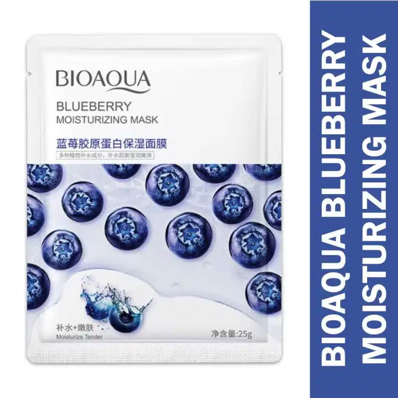 BIOAQUA Blueberry Moisturizing Sheet Mask – 25g BIOAQUA Blueberry Moisturizing Sheet Mask – 25g