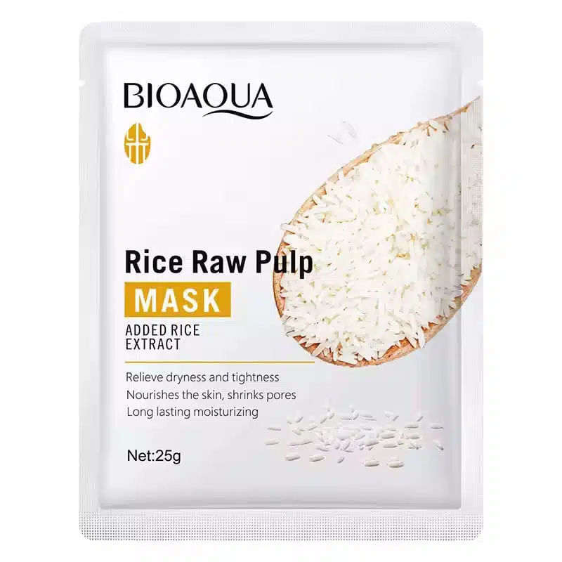 BIOAQUA Rice Raw Pulp Facial Sheet Masks – 25g BIOAQUA Rice Raw Pulp Facial Sheet Masks – 25g