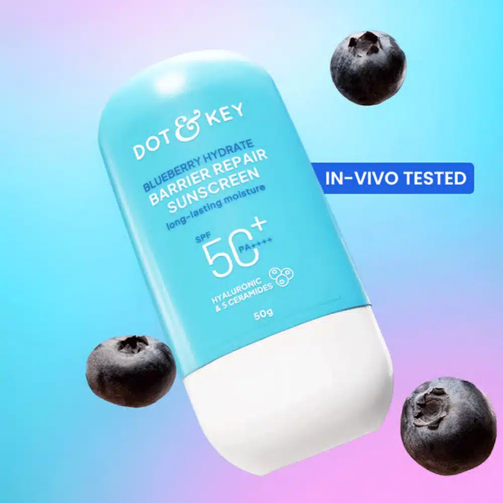 Dot & Key Blueberry Hydrate Barrier Repair Sunscreen SPF50+ – 50g Dot & Key Blueberry Hydrate Barrier Repair Sunscreen SPF50+ – 50g
