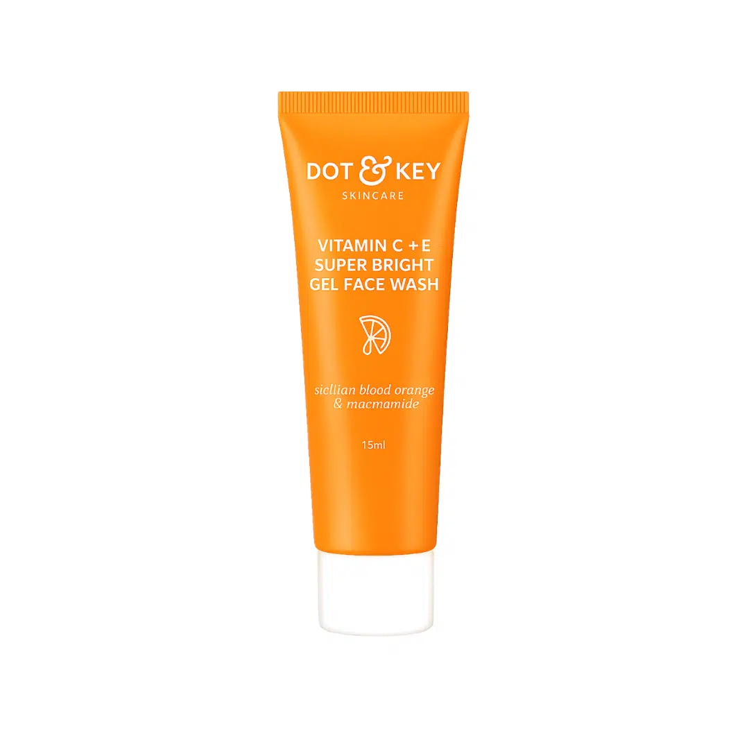 Dot & Key Vitamin C + E Super Bright Gel Face Wash – 15ml Dot & Key Vitamin C + E Super Bright Gel Face Wash – 15ml