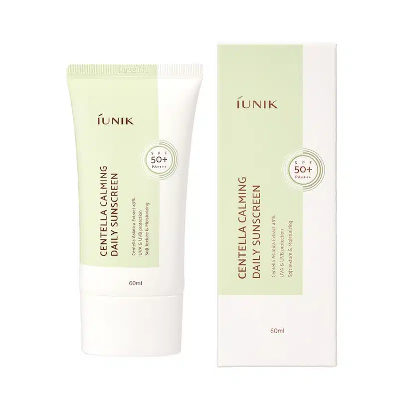 iUNIK Centella Calming Daily Sunscreen SPF50+ PA++++ – 60ml iUNIK Centella Calming Daily Sunscreen SPF50+ PA++++ – 60ml