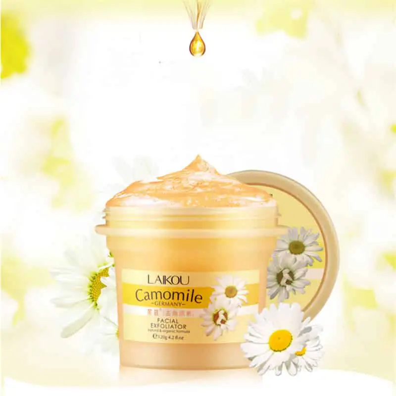LAIKOU Camomile Facial Exfoliator Body Scrub – 120g LAIKOU Camomile Facial Exfoliator Body Scrub – 120g