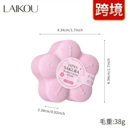 LAIKOU Japan Sakura Bubble Bath Bomb – 30g