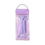 LMLTOP Comfort & Portable Razor - Purple – 2 Pcs
