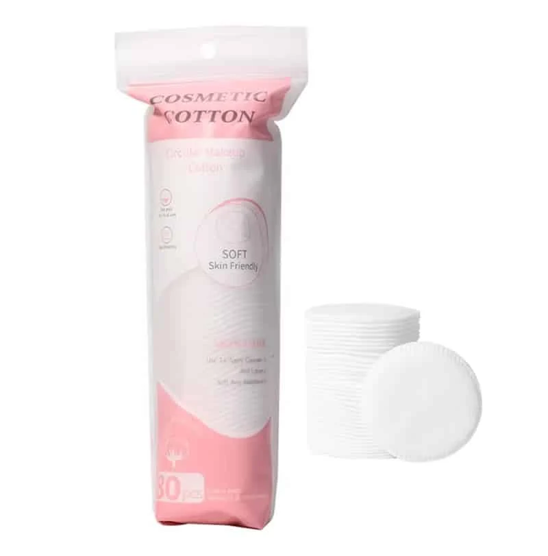 LMLTOP Cotton Pads - Pink – 80 Pcs LMLTOP Cotton Pads - Pink – 80 Pcs