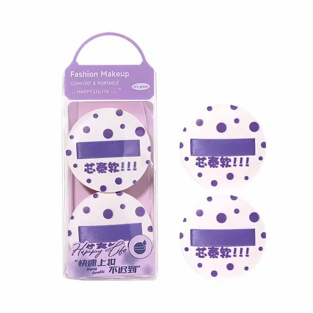 LMLTOP Powder Puff Purple – 2 Pcs LMLTOP Powder Puff Purple – 2 Pcs
