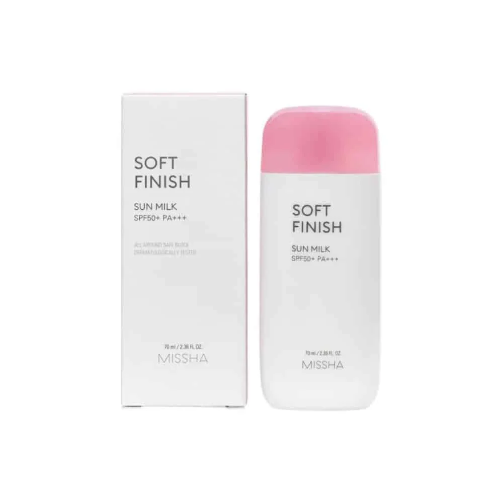 MISSHA Soft Finish Sun Milk Sunscreen SPF50+ PA+++ – 70ml MISSHA Soft Finish Sun Milk Sunscreen SPF50+ PA+++ – 70ml