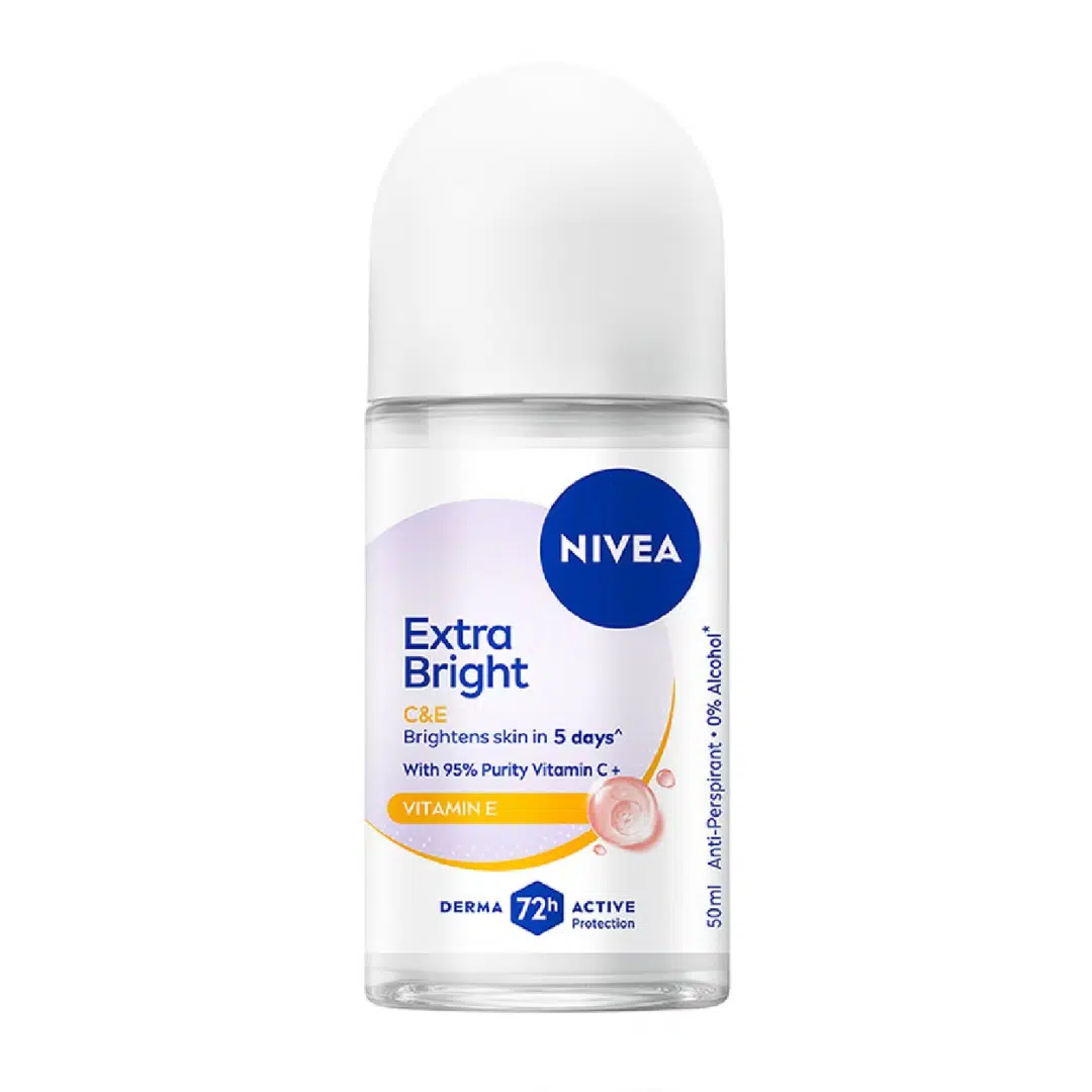 NIVEA Extra Bright Vitamin C & E Roll On Deodorant – 50ml NIVEA Extra Bright Vitamin C & E Roll On Deodorant – 50ml
