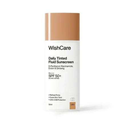 WishCare Daily Tinted Fluid Sunscreen Shade L103 – 50ml